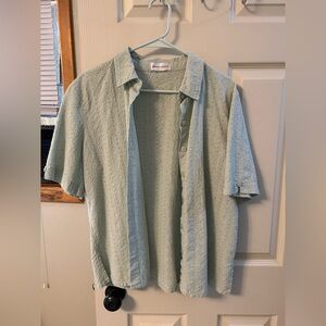 Green Button Up Shirt SOLD